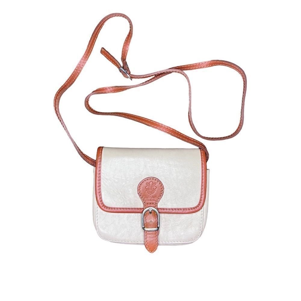 Vera Pelle Small Leather Crossbody Purse
